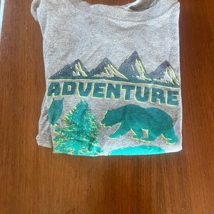 Carter's Adventure Gray and Green T-Shirt